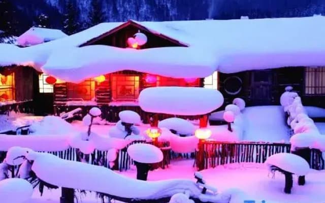 Snow Valley · Ruixue Snow · Winter Moon Painting Manga Travel Beauty Stay