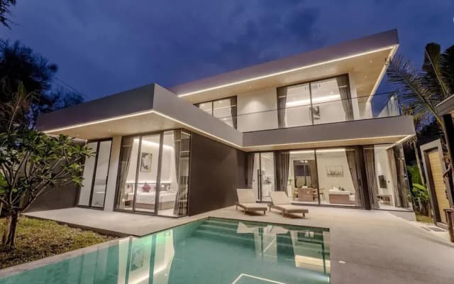 Aileen Layan Villa 6/ 4BR Forest/ 2 Minutes Beach