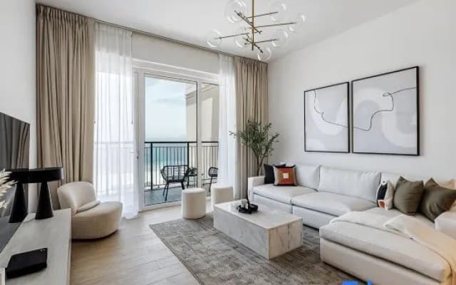 1BR with Full Sea View at Port de La Mer