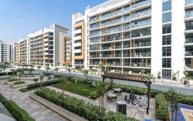 Stylish Studio with Balcony & Garden Views