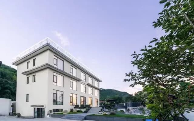 Anji Home, Outside Home, Private Soup, Skiing, Forest Oxygen Bar, Parent-Child Vacation Homestay