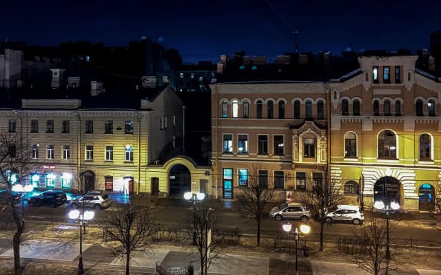 Центр Санкт-Петербурга | Просторная трехкомнатная квартира со стильным дизайном с камином у Таврического
