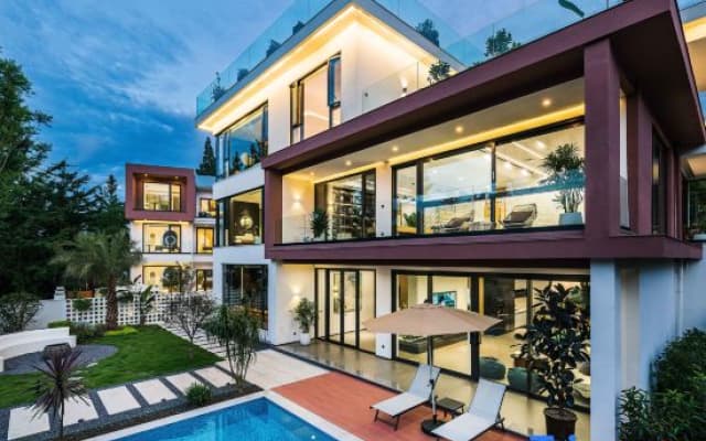 Guiyin Qingcheng Villa · Valley Garden Private Hot Spring Detached Villa