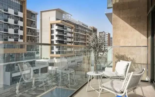 1BR w/ Pool View | Azizi Riviera 7, Meydan