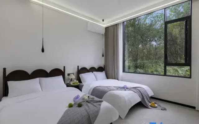 Xicun Villa Private Hot Spring Villa Garden Swimming Pool Standalone Villa (Qingchengshan Branch)