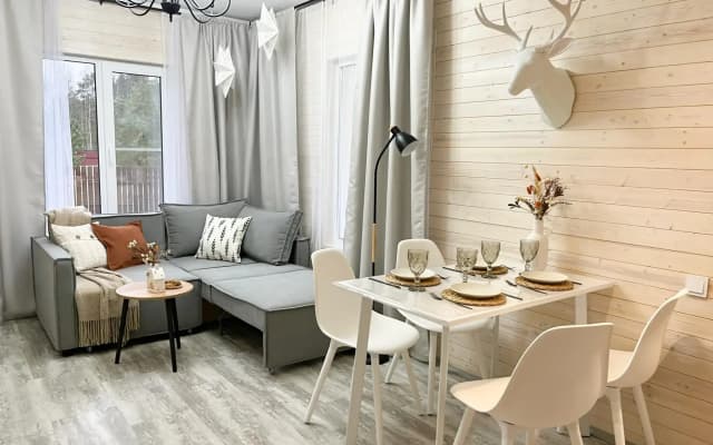 DreamStaySPB Сканди дом с фотозонами и сауной у залива