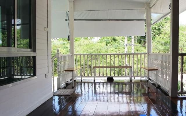 Enchanted White Wooden Retreat