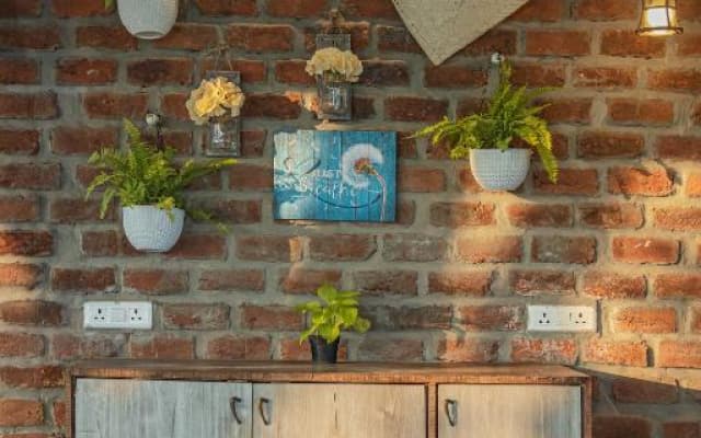 SaffronStays Lake House Bouganvillea, Nashik - rustic pool villa with great lake views and patio dining
