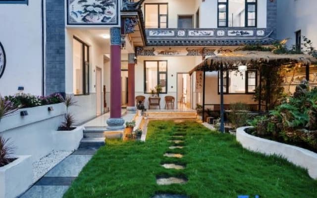 Xun yi ban shan courtyard designer minsu