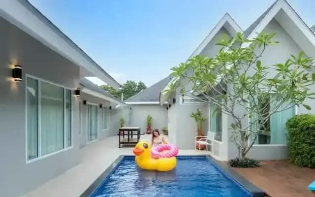 Colorful Pool Villa