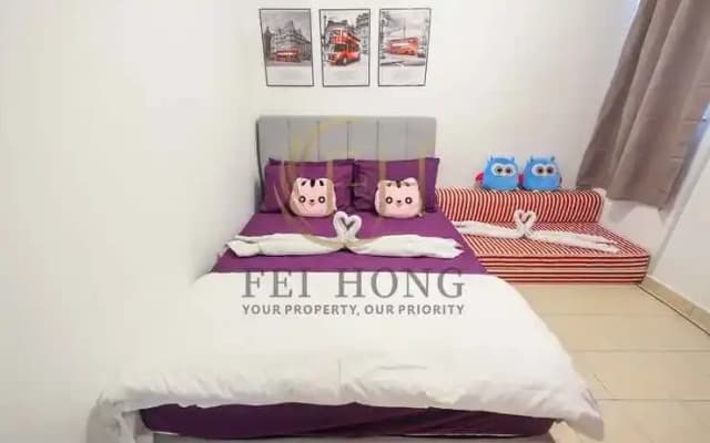 New Resort Feel Three Bedrooms (15 Pax) Homestay @ Seri Kembangan by Fei Hong
