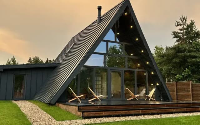 Частный Дом A-frame Дом Ели Тут