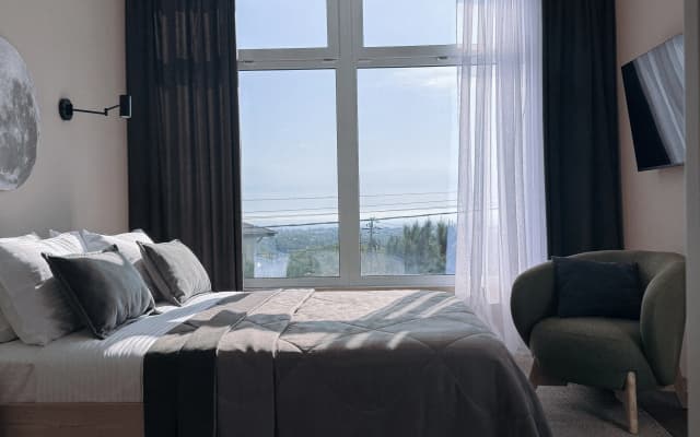 Частный дом Стильный дизайнерский двухэтажный дом в Сочи отдых с видом на красоту