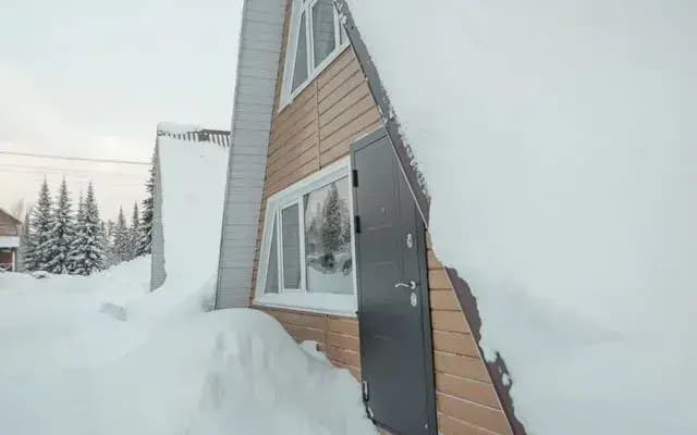 Частный дом уютный A-frame White