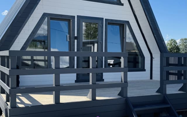 Частный дом Уютный A-frame у Хибин