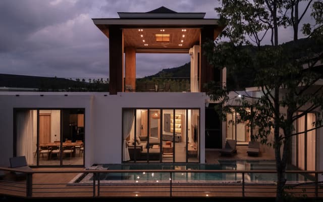 Вилла Lakefront 5BR Luxury elevator pool cinema
