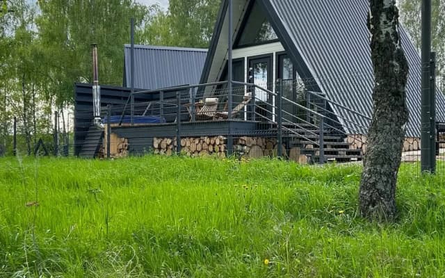 Частный дом Малый афрейм на Березовой