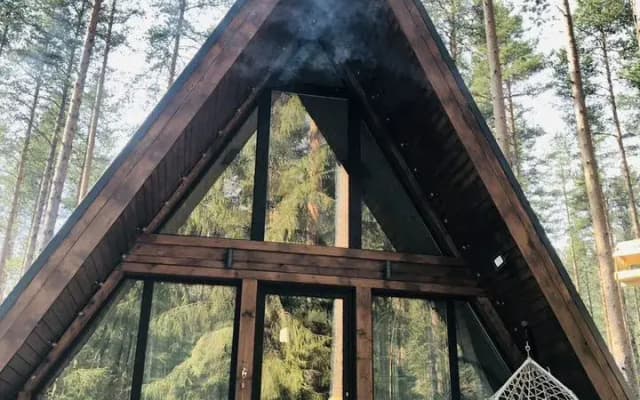 Частный дом Уютный дoм A-frame