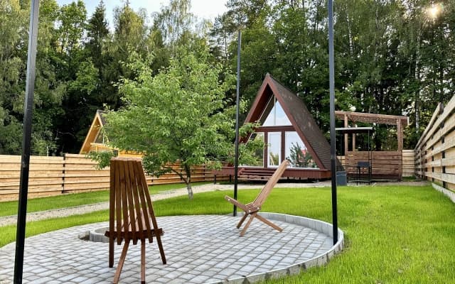 Глэмпинг Домики A-frame С Чаном или Купелью-Фурако