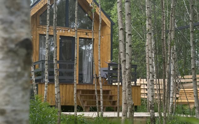 Шале в Стиле Barn Вблизи Реки Днепр