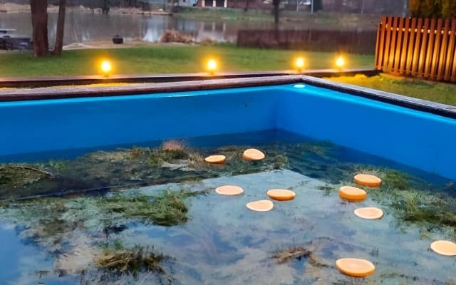 Частный дом Дом на берегу реки с русской баней и рыбалкой