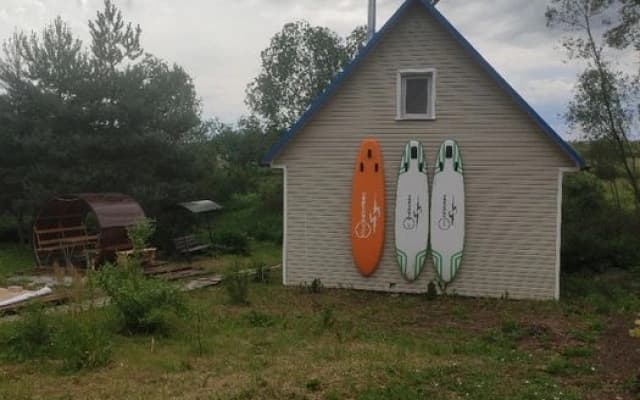 Частный дом Домик-баня на берегу реки Псижа и выходом в озеро Ильмень