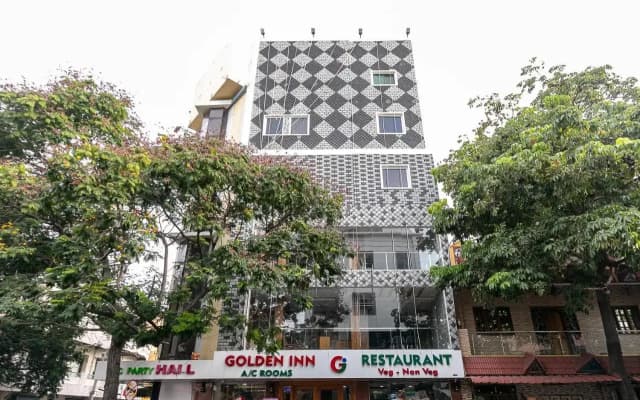 Treebo Golden Inn, 700 Mtrs From Promenade Beach