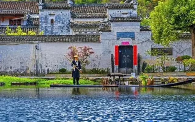 Hongcun Yunshan mountain scenery house