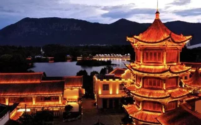 木木夕丨民族风设计中式庭院花园亲子度假酒店