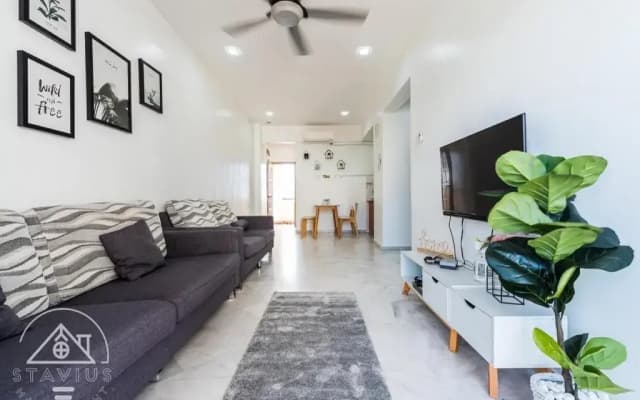 Port Dickson 6pax 2BR Glory Beach Resort Seaview