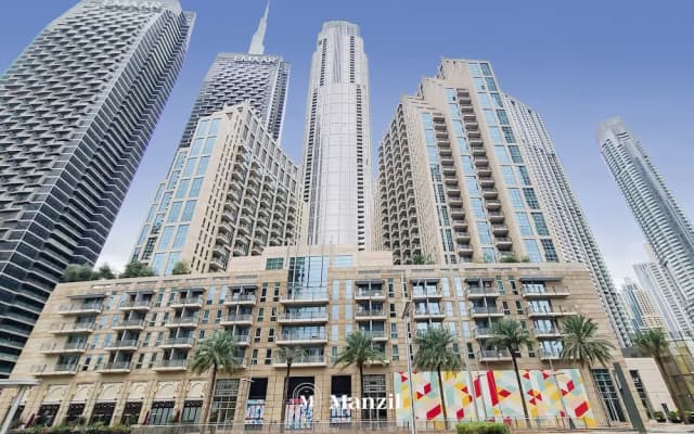 Manzil -Cozy 1BR Apt w/ Downtown Skyline Burj View