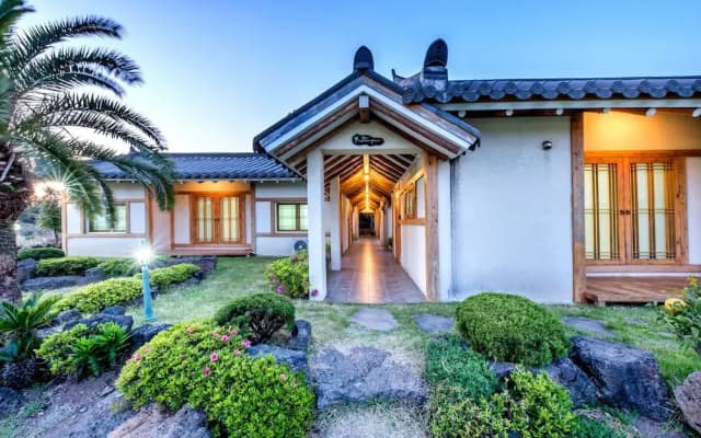 Stone Statue Village Hanok