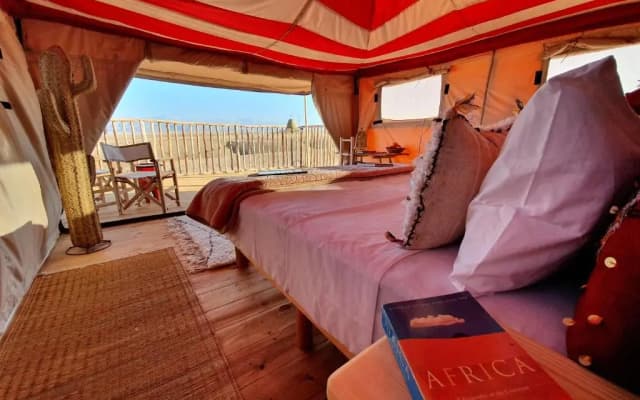Stargazing Tent at Nkhila Lodge, Agafay Desert Camp