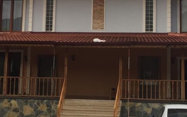 Sapanca mavi yeşil köy evi