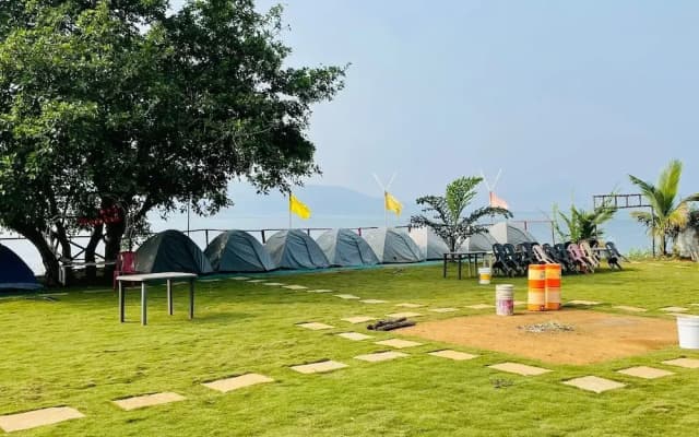 Camping in Pawna Lake