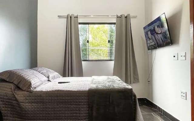 The Férias Loft confortável c cozinha