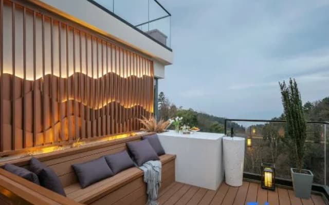 Jiuhua Mountain Yanqi Yuting Courtyard Light Intelligent Mountain View Holiday Beauty Su