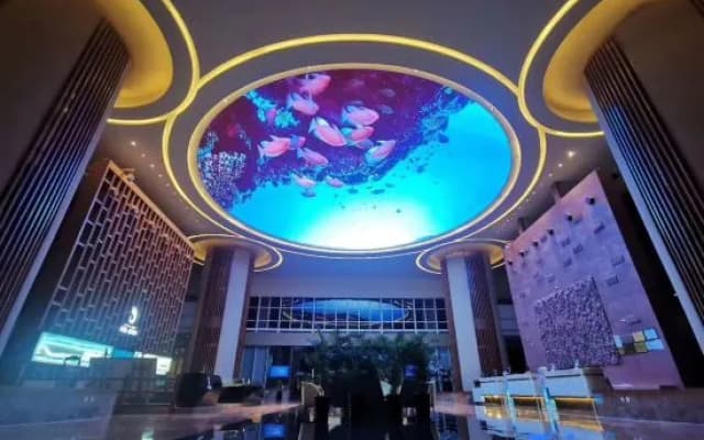 QionghaiBoAoYaZhouWanJiuzhouyang and Scene of Sea Holiday Mansion