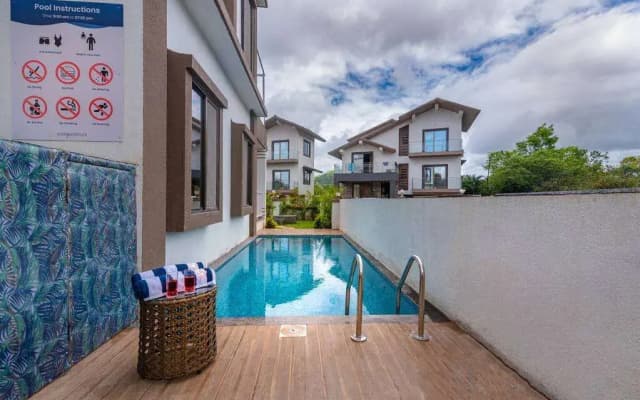 SaffronStays Aster, plunge pool villa with garden, Lonavala