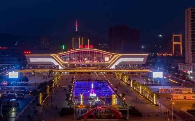 Shell Anhui Province Huaibei City Railway Station