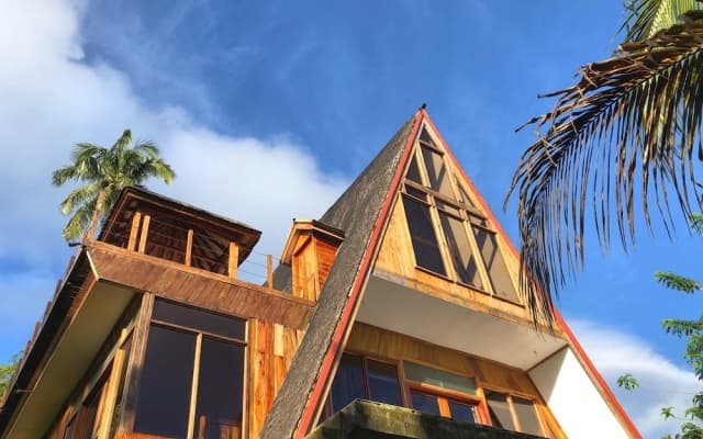 A-Frame Volcano House