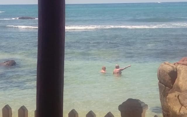 Happy beach resort