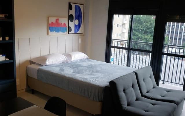 68 Brand-new studio next to Paulista Av, fast wifi