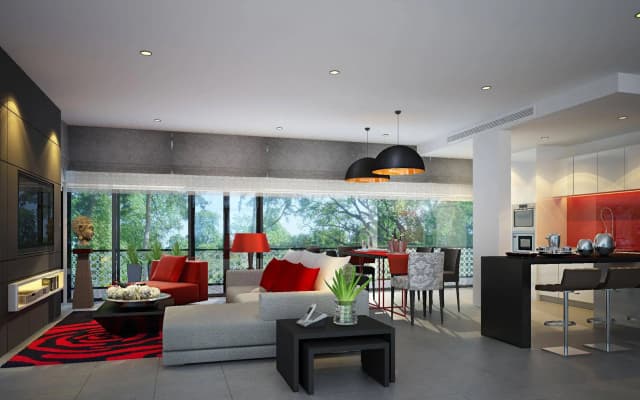 The Pavilions, Suites