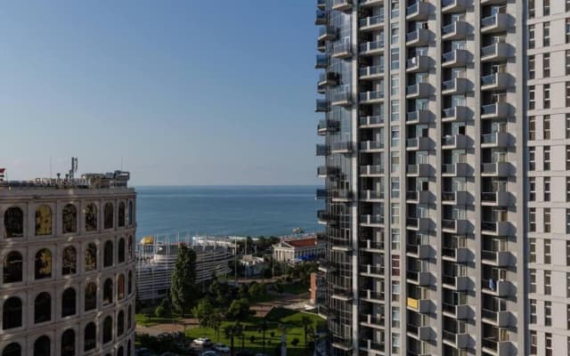 Seaside Studio Apt Balcony in Batumi Center