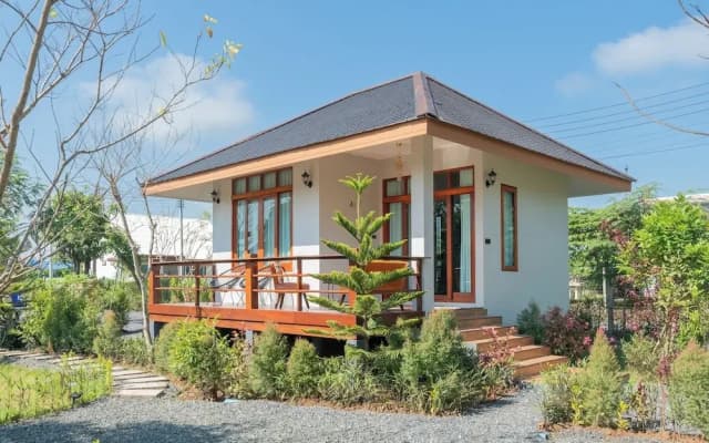 The garden pool villa resort at doisaket