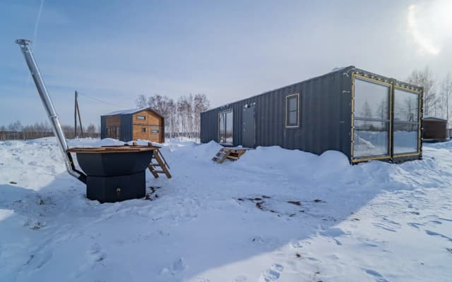Частный дом Волна для компании до 8 человек в деревне Ключи