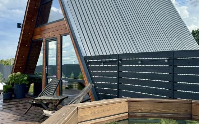 Частный дом в стиле A-frame
