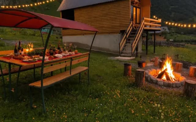 Шале Mood villa kazbegi with jacuzzi