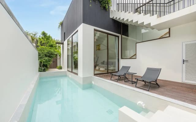 Вилла Qabalah 2BR Villa, Pool & Rooftop near Bangtao